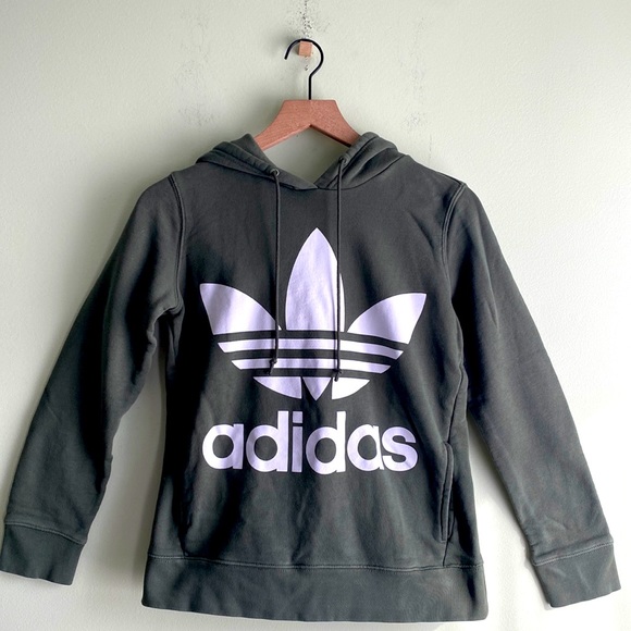 ADIDAS Originals Trefoil Hoodie Olive Green - Picture 6 of 9